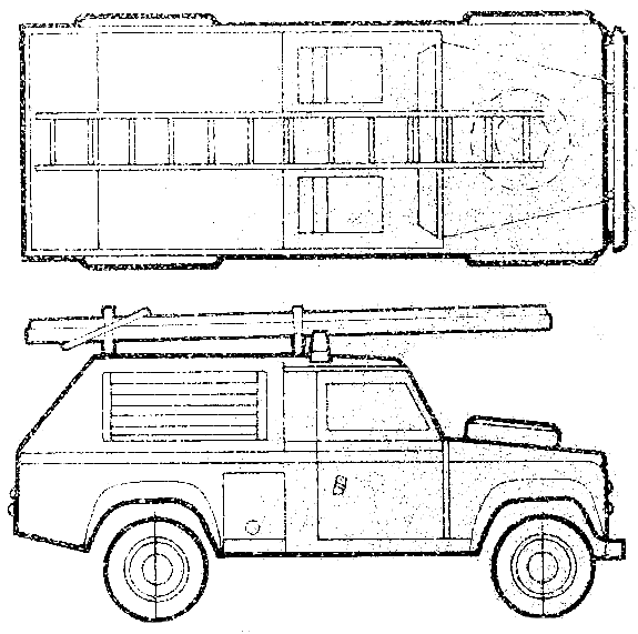 Bil Land Rover 110 Fire Appliance Mk. IV