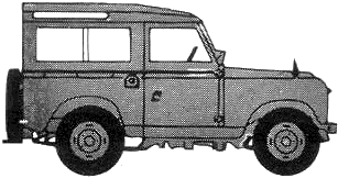 Auto  Land Rover 88 S2 Hard Top 1969