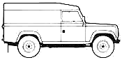 Bil Land Rover Defender 110 Hard Top