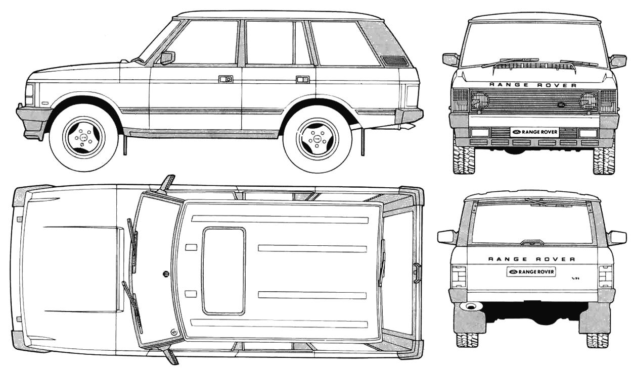 Bil Land Rover Range Rover 1991
