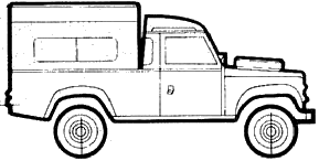 Bil Land Rover S2 Ambulance