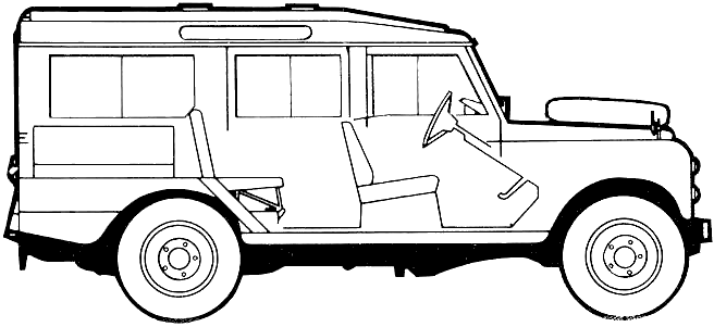 Auto  Land Rover S3 V8 109 Station Wagon 1978