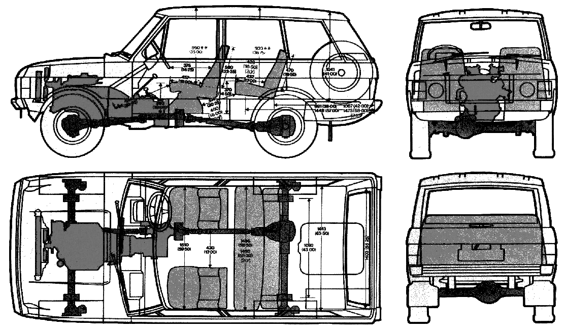 Bil Range Rover 1982