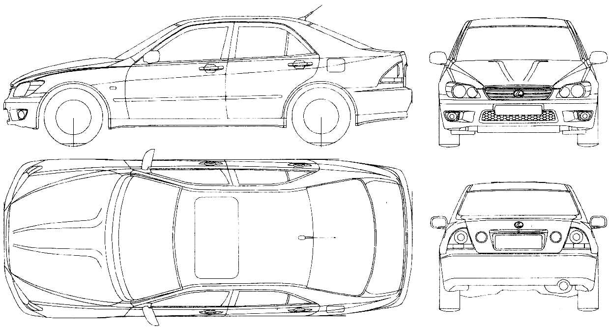 Кола Lexus IS300 2003