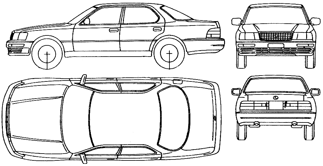 Bil Lexus LS400 1993