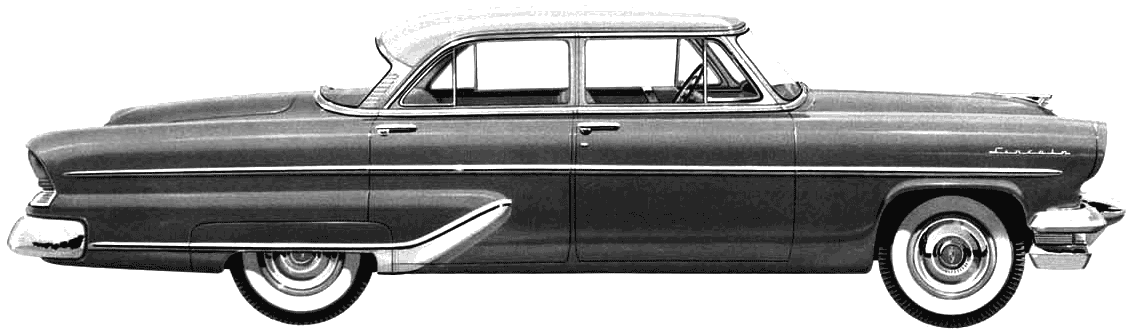 Bil Lincoln Capri Custom Sedan 1955