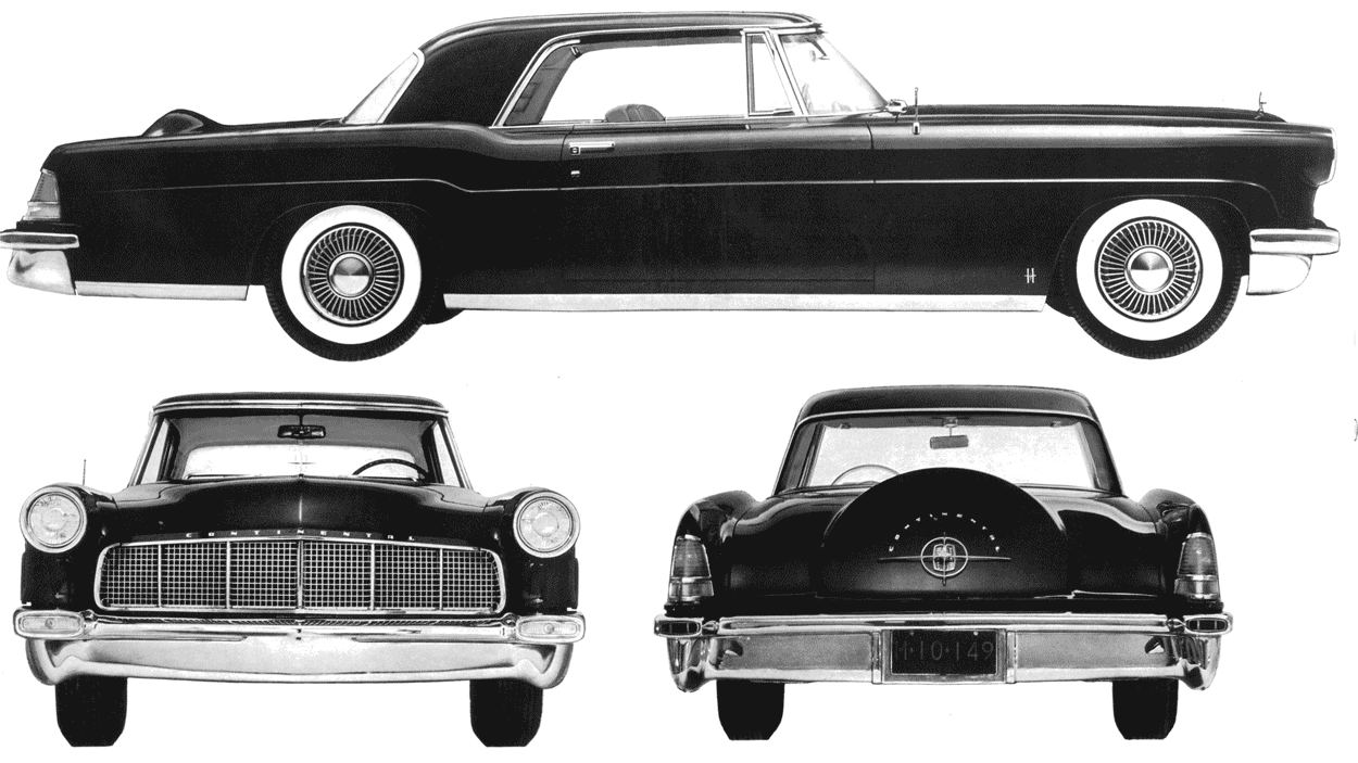 Bil Lincoln Continental Mark II 1956