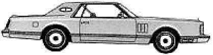 Bil Lincoln Continental Mark V 1979