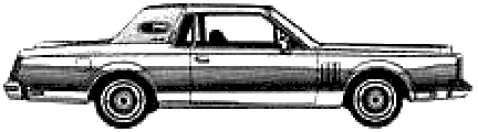 Bil Lincoln Continental Mark VI Coupe 1980
