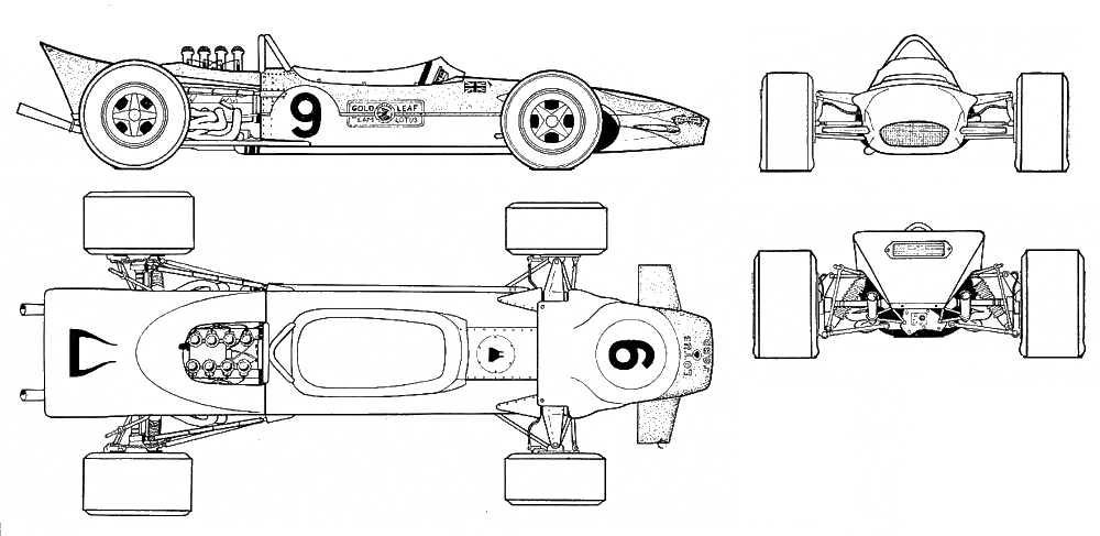 Кола Lotus 49Bb GP