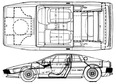 Кола Lotus Esprit Turbo HC 1987