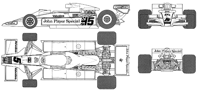 Bil Team Lotus JPS Mk. III
