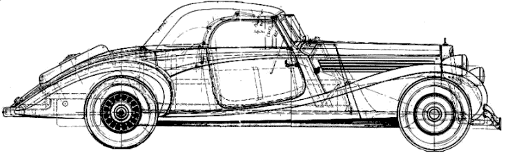Bil Maybach SW 38 Cabrio A