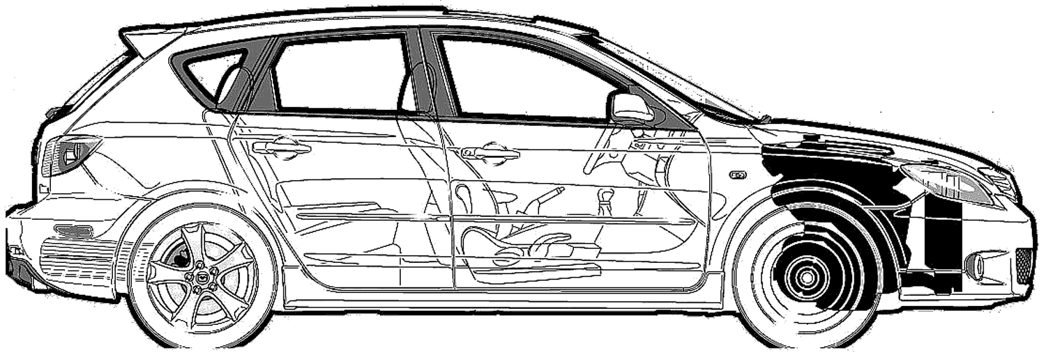 Bil Mazda 3 S 2004