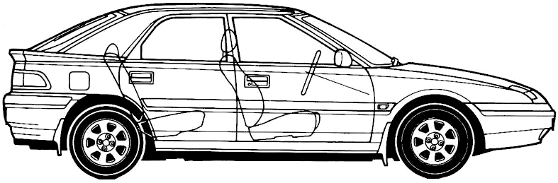 Кола Mazda 323F 1993