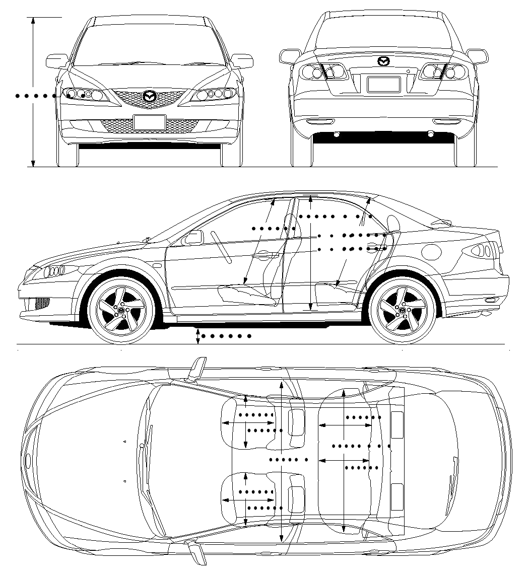 Кола Mazda 6