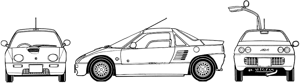 Кола Mazda AZ-1 1993