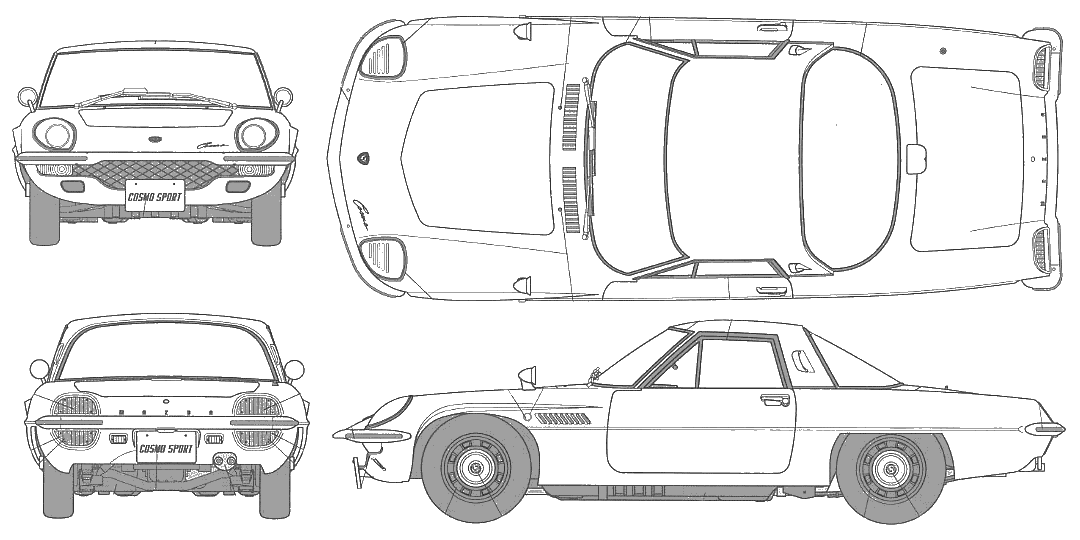 Bil Mazda Cosmo Sport L10 B