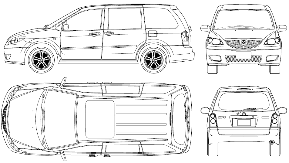 Bil Mazda MPV 2005
