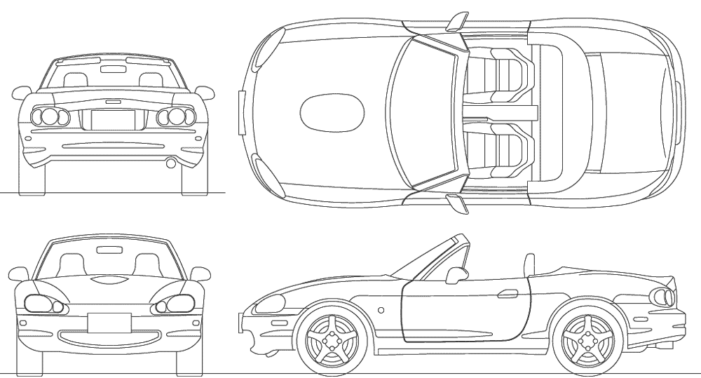 Кола Mazda MX-5