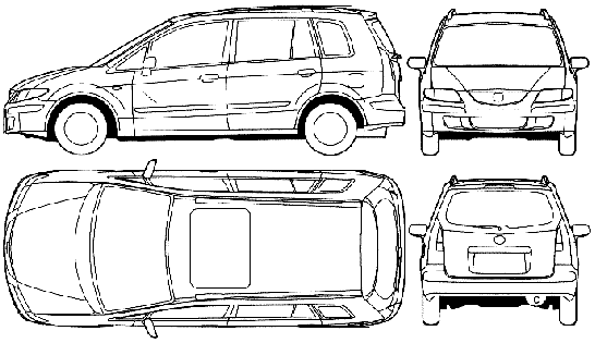 Bil Mazda Premacy 2003