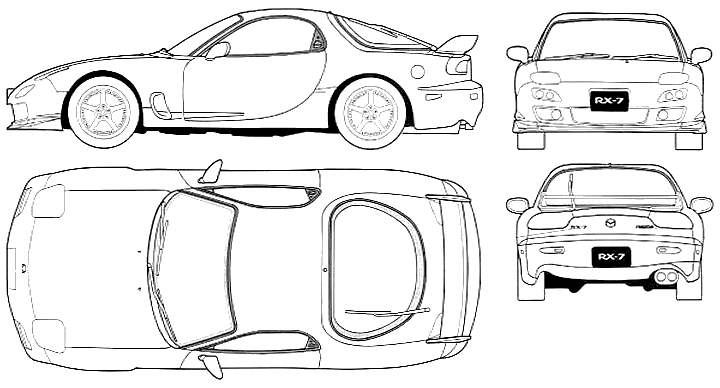 Bil Mazda RX-7 1998
