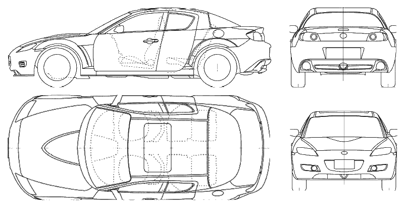 Кола Mazda RX-8