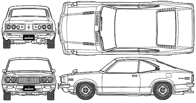 Кола Mazda Savanna GT RX-3 1972