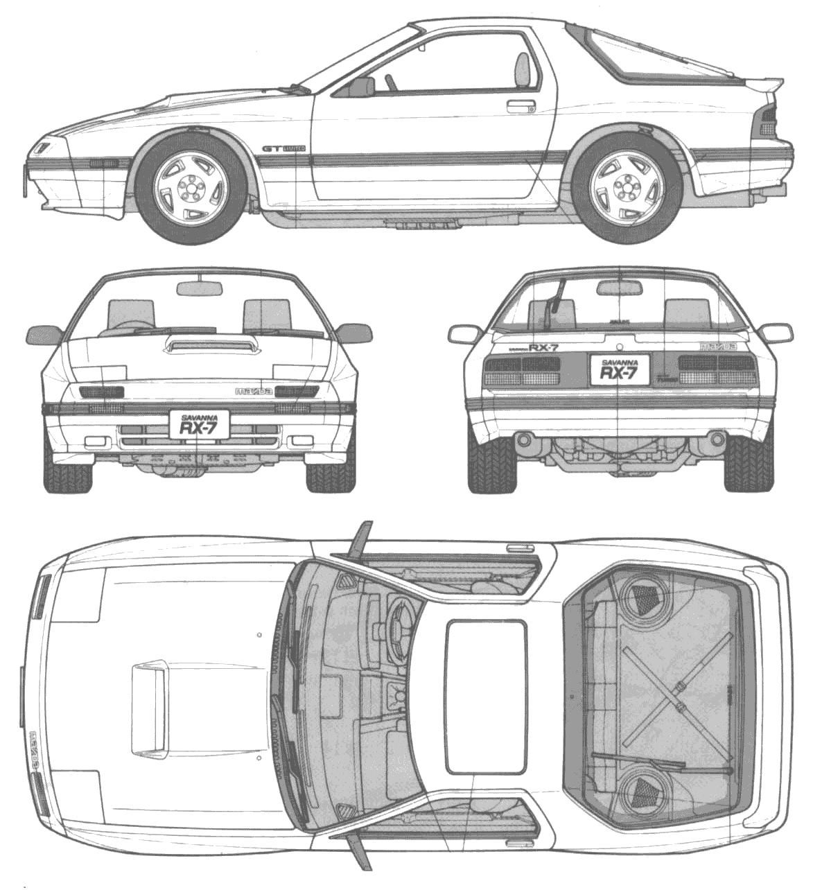 Кола Mazda Savanne RX-7