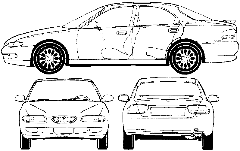 Кола Mazda Xedos 6 V6 1992