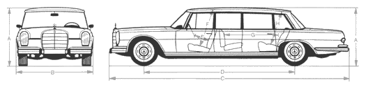 Bil Mercedes 600 7-Door