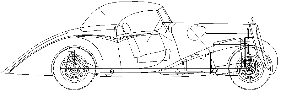 Bil Mercedes Benz 170VS W136 1936
