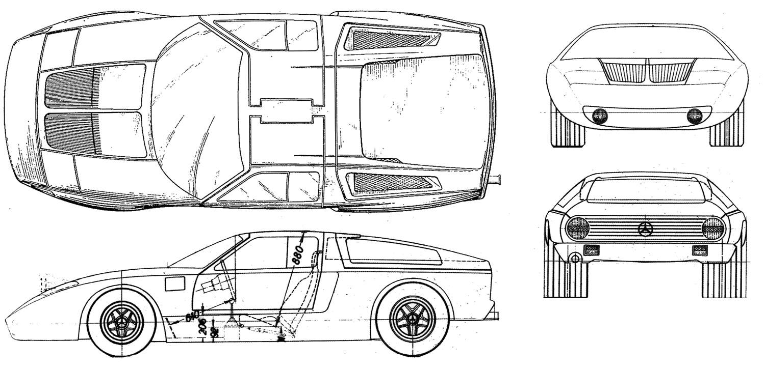 Bil Mercedes Benz C111