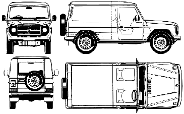 Кола Mercedes Benz G-Wagen LWB Soft Top 1986