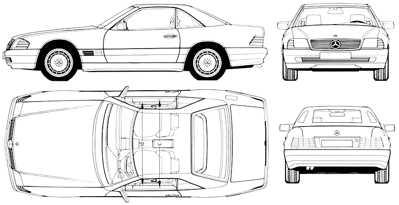 Bil Mercedes Benz SL-Classe 1994