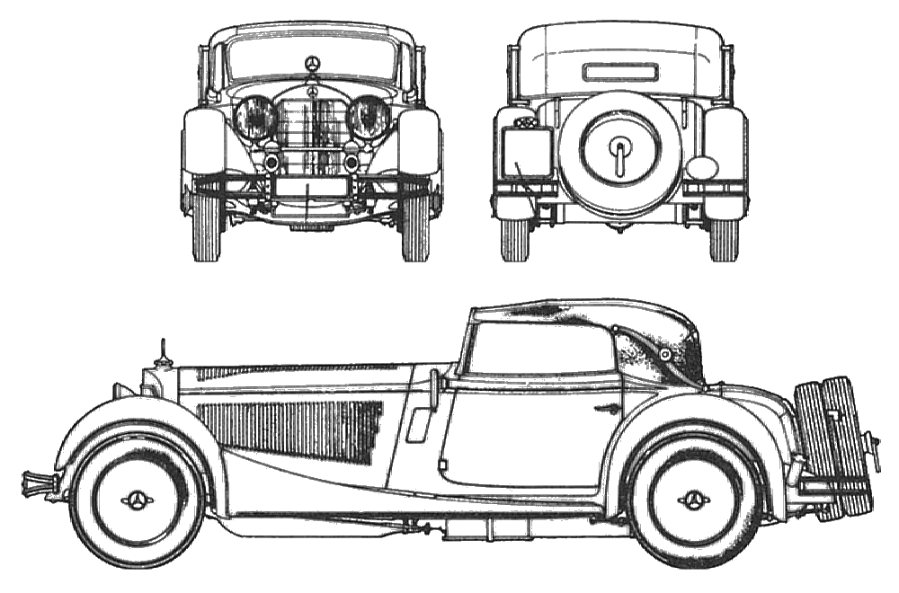 Bil Mercedes Benz SS 1928