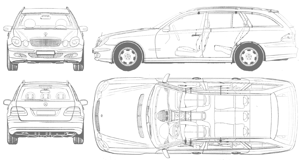 Bil Mercedes E Class Combi