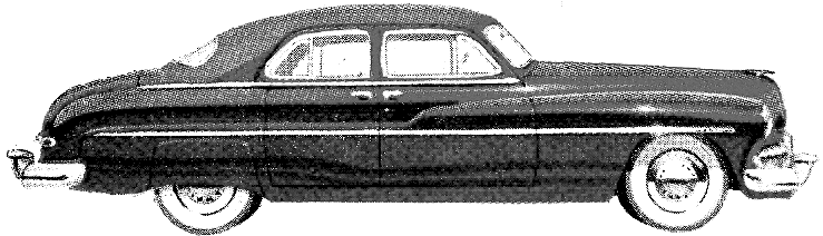 Bil Mercury V8 4-Door Sedan 1949