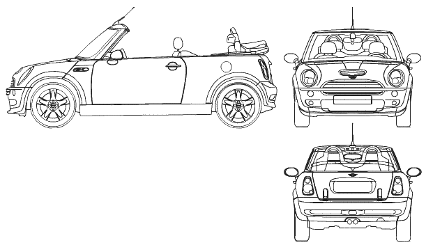 Bil Mini Cabrio