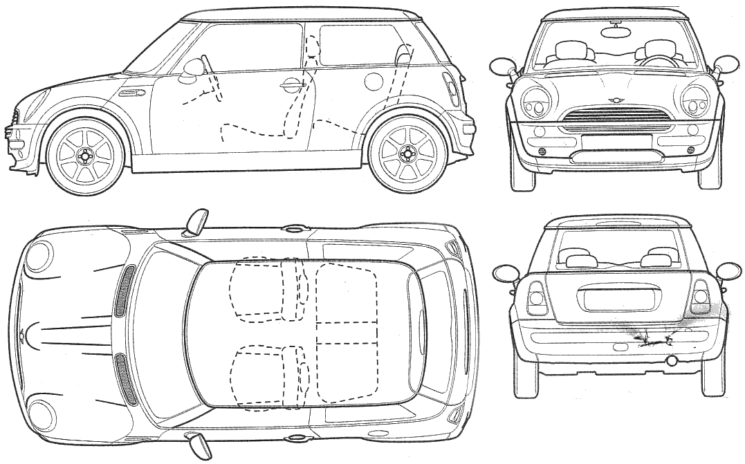 Кола Mini Cooper S 2003