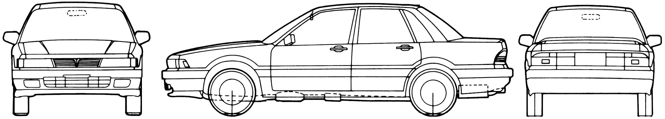 Bil Mitsubishi Galant 1985 