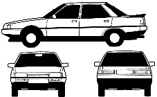 Кола Mitsubishi Galant 2000 Turbo 1984