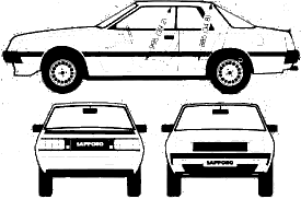 Кола Mitsubishi Sapporo 2000 Turbo 1982