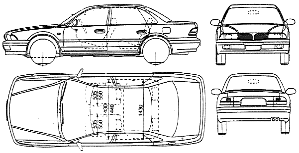 Bil Mitsubishi Sigma 1991
