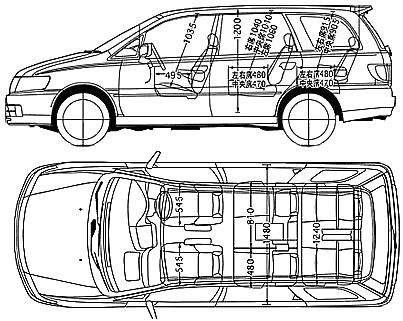 Bil Nissan Bassara 2002 
