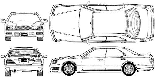 Кола Nissan Cedric Y33 1996