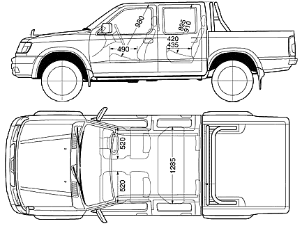 Bil Nissan Pickup D22 Twin Cab 2001 