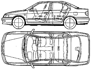 Bil Nissan Primera 4-Door 2000