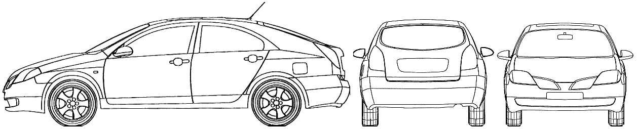 Bil Nissan Primera 5-Door 2005 
