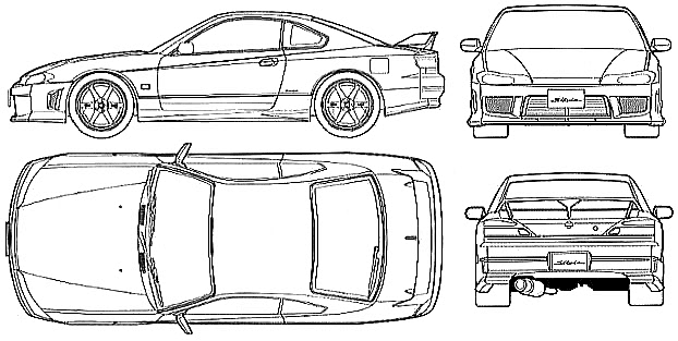 Кола Nissan Silvia S15 2001 